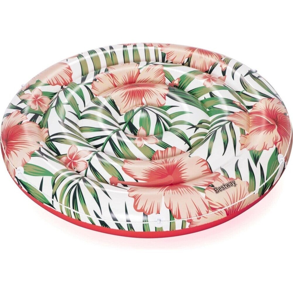 Bestway H2OGO!‎ Peaceful Palms Pool Island Inflatable Pool Float 62” round